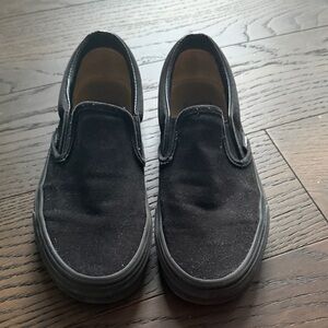 Vans Charcoal Slip-On Sneakers